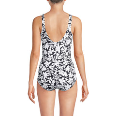 Women's Tugless Low Leg One Piece Swimsuit