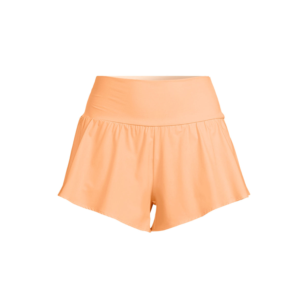 Women's Plus Size 3" Pinchless Flutter Swim Short with Panty