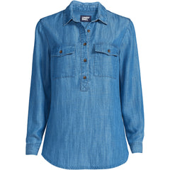 Women's TENCEL TM Fiber Popover Top