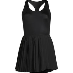 Women's Tugless Racerback Pleated Swim Dress
