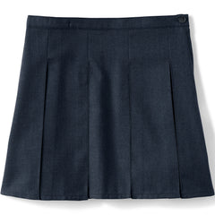 Girls Box Pleat Skirt Top of Knee
