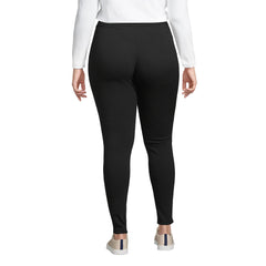 Women's Plus Size High Rise Serious Sweats Fleece Lined Pocket Leggings