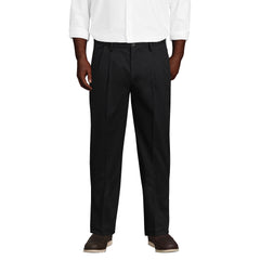 Men's Big and Tall No Iron Traditional Fit Pleated Front Chino Pant
