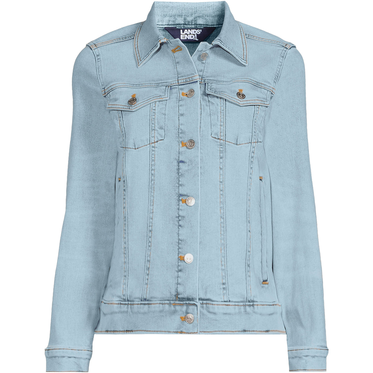 Women's Plus Size Denim Trucker Jacket