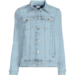 Women's Plus Size Denim Trucker Jacket