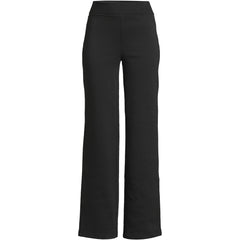 Women's Petite Serious Sweats High Rise Fleece Lined Straight Leg Pants