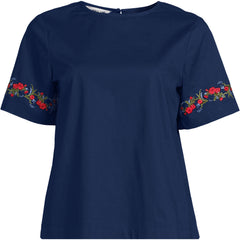 Women's Poplin Eyelet Shirt