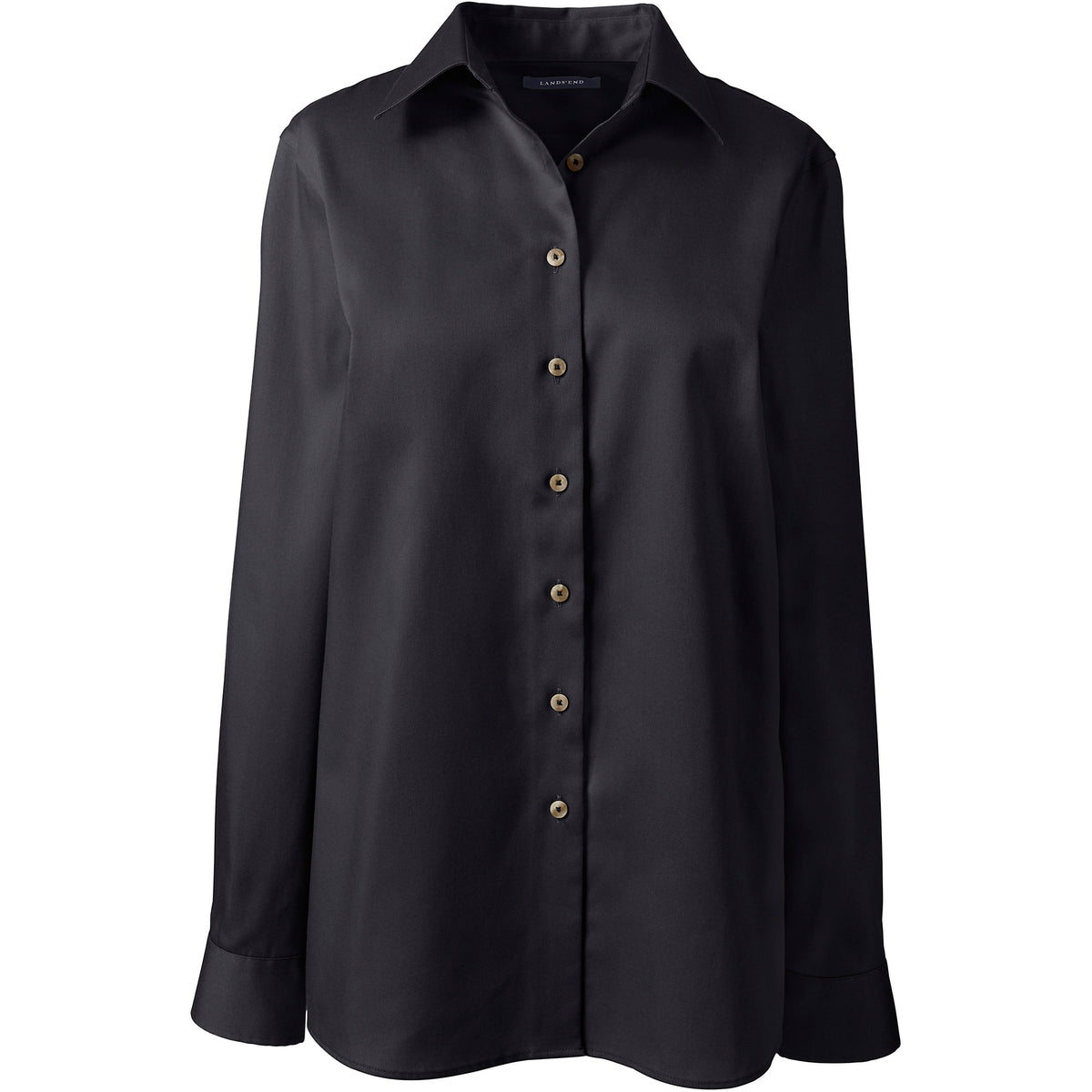 School Uniform Women's Plus Size Long Sleeve Performance Twill Shirt