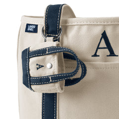 Pre-Monogrammed Letter A Micro Canvas Tote