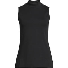 Women's Sleeveless Polished Essentials Mock Neck Top