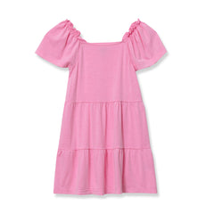 Girls Short Sleeve Tiered Tunic Top
