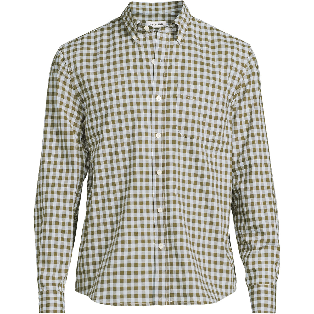 Men's Big Long Sleeve Poplin Shirt