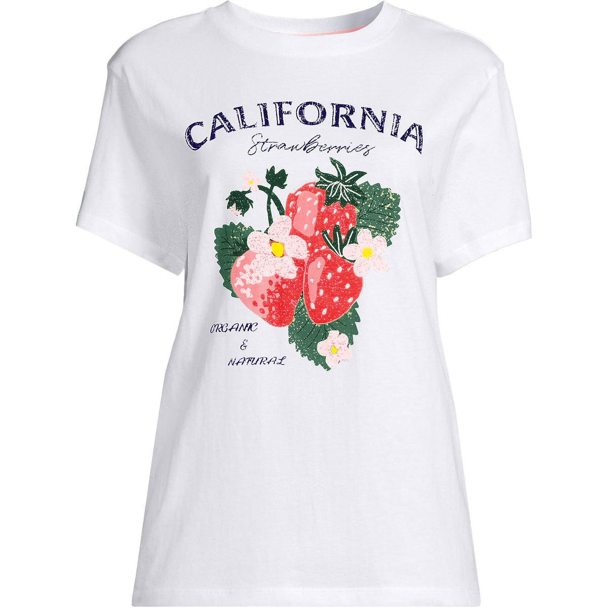 Women's Short Sleeve Crew Neck Graphic T-Shirt