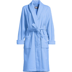 Women's Plus Size Cotton Terry Knee Length Spa Bath Robe