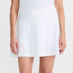 Women's Petite Active Eyelet Skater Skorts