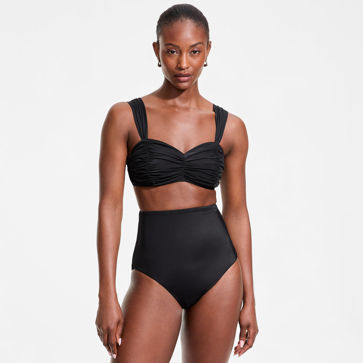 Women's Slender Lite Sweetheart Shirred Bikini Top