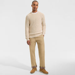 Men's Knockabout Comfort Waist Easy Classic Fit Flannel Lined Chino Pant