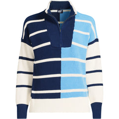 Women's Drifter Cotton Quarter Zip Pullover Sweater