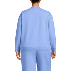 Women's Plus Size Long Sleeve Serious Sweats V-neck Sweatshirt