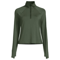 Women's Plus Size SunShade UPF 50 Quarter Zip Rash Guard