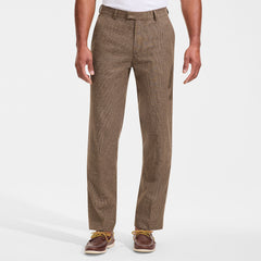 Men's Classic Fit Linen Blend Polished Trouser