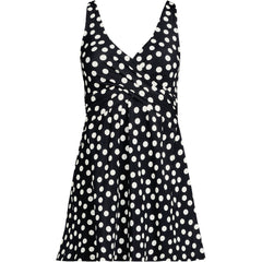 Women's Long New SlenderSuit Wrap Swim Dress Swimsuit Print