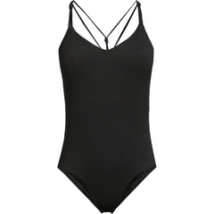 Women's Tugless QuickDry Strappy Back High Leg One Piece