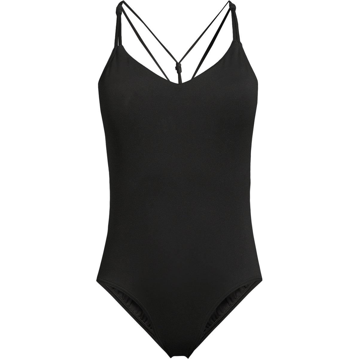 Women's Long Torso Tugless QuickDry Strappy Back High Leg One Piece