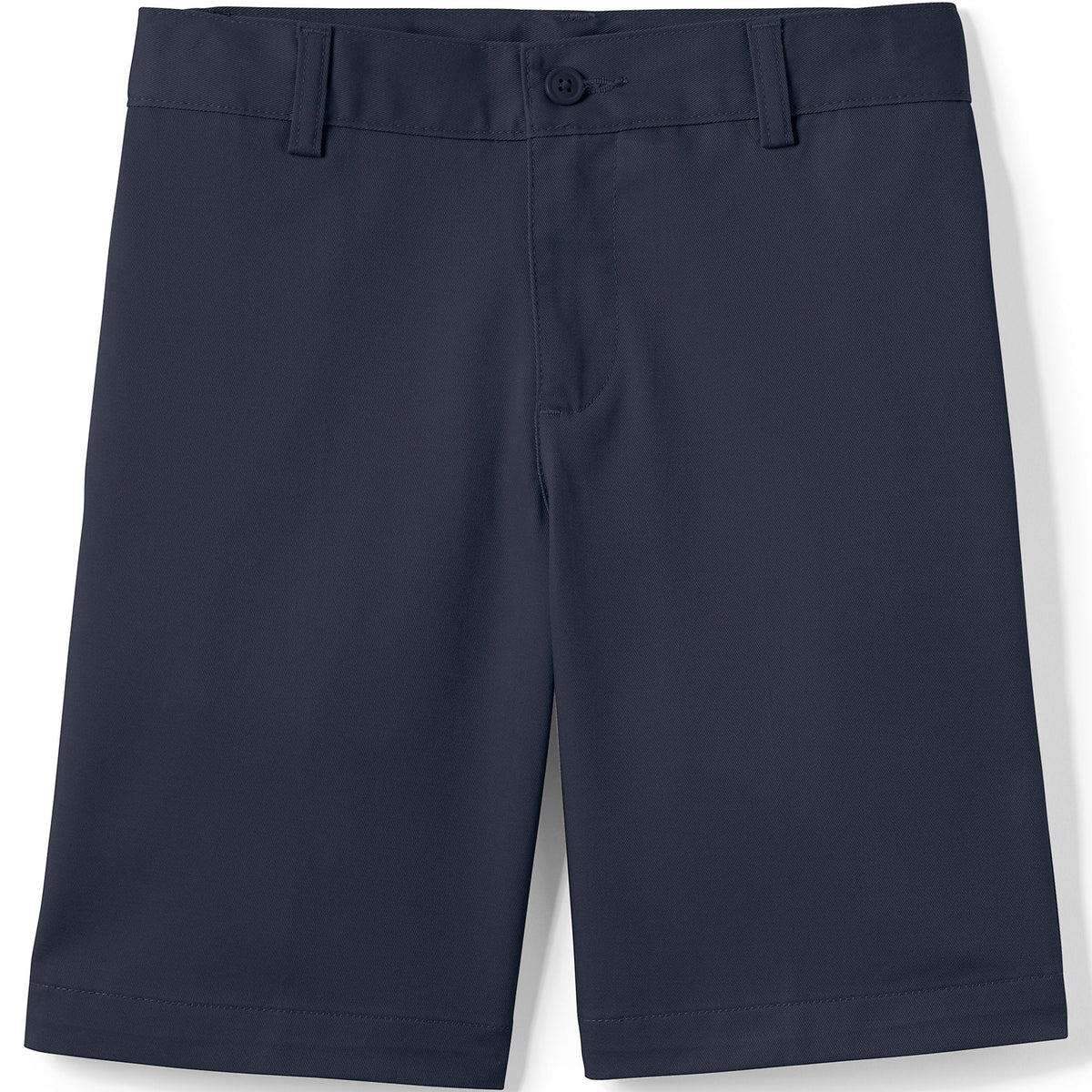 Boys Slim Plain Front Blend Chino Shorts