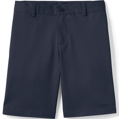 Boys Slim Plain Front Blend Chino Shorts