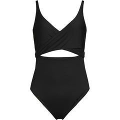 Women's Wrap Monokini High Leg One Piece Swimsuit