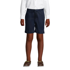 Boys Husky Plain Front Blend Chino Shorts