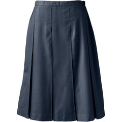 Women's Box Pleat Skirt Below the Knee