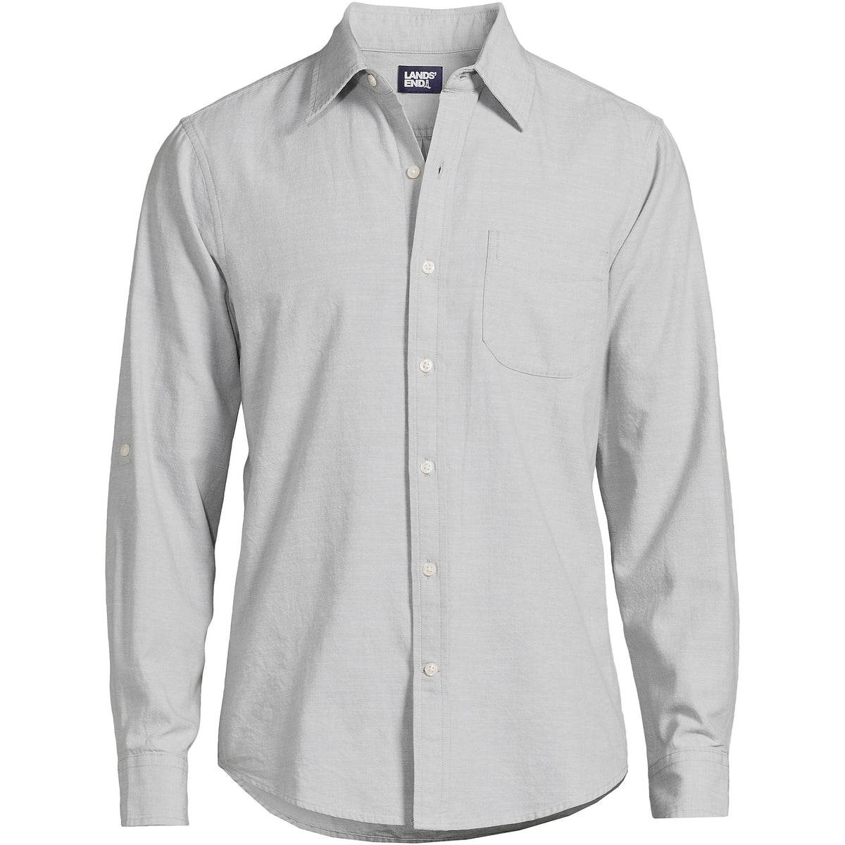 Men's Roll Sleeve Chambray Shirt