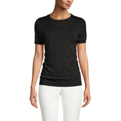 Women's Petite Short Sleeve Performance Sweater