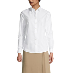 Women's Long Sleeve Oxford Dress Shirt