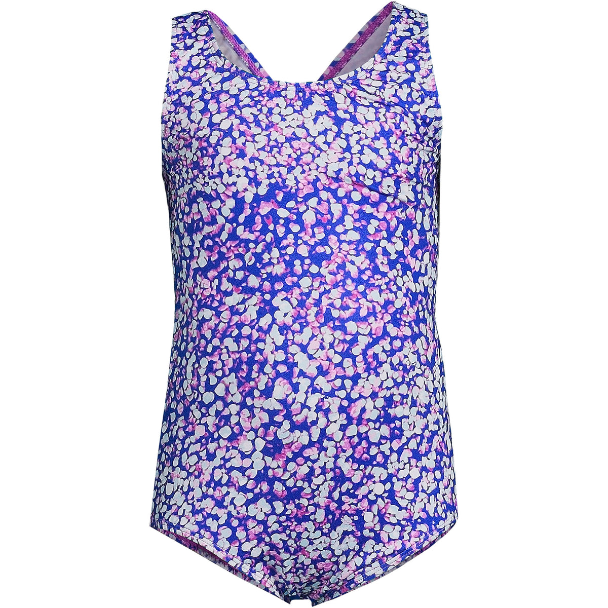 Girls Chlorine Resistant One Piece UPF 50 Swimsuit