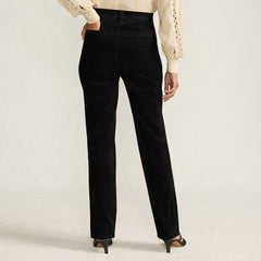 Women's Corduroy High Rise Rail Straight Leg Pants