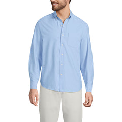 Men's Tall Long Sleeve Easy Fit Sail Rigger Oxford Shirt