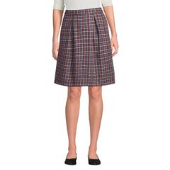 Women's Top of Knee Plaid Skort