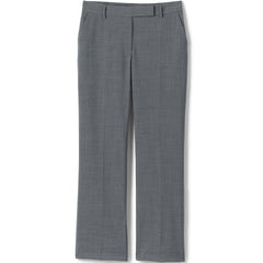 School Uniform Women's Petite Washable Wool Straight Modern Pants