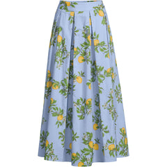 Women's Petite Poplin Godet Maxi Skirt - Set Bottom