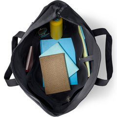 Extra Large Solid Color 5 Pocket Zip Top Canvas Tote Bag