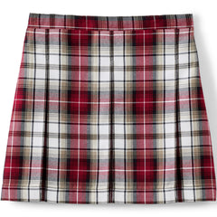 School Uniform Girls Plaid Box Pleat Skirt Top of the Knee