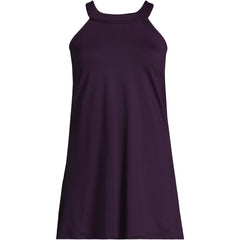 Women's D-Cup High Neck Swim Dress Swimsuit