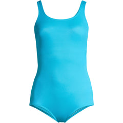 Women's Tummy Control Tugless Low Leg One Piece Swimsuit