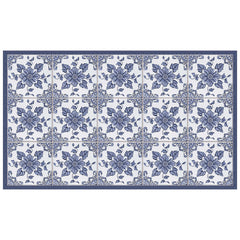 Matterly Skid Resistant Floral Floor Mat