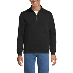 Unisex Long Sleeve Quarter Zip Mock Neck Sweatshirt