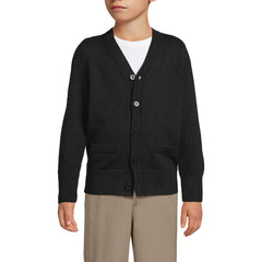 School Uniform Boys Cotton Modal Button Front Cardigan Sweater