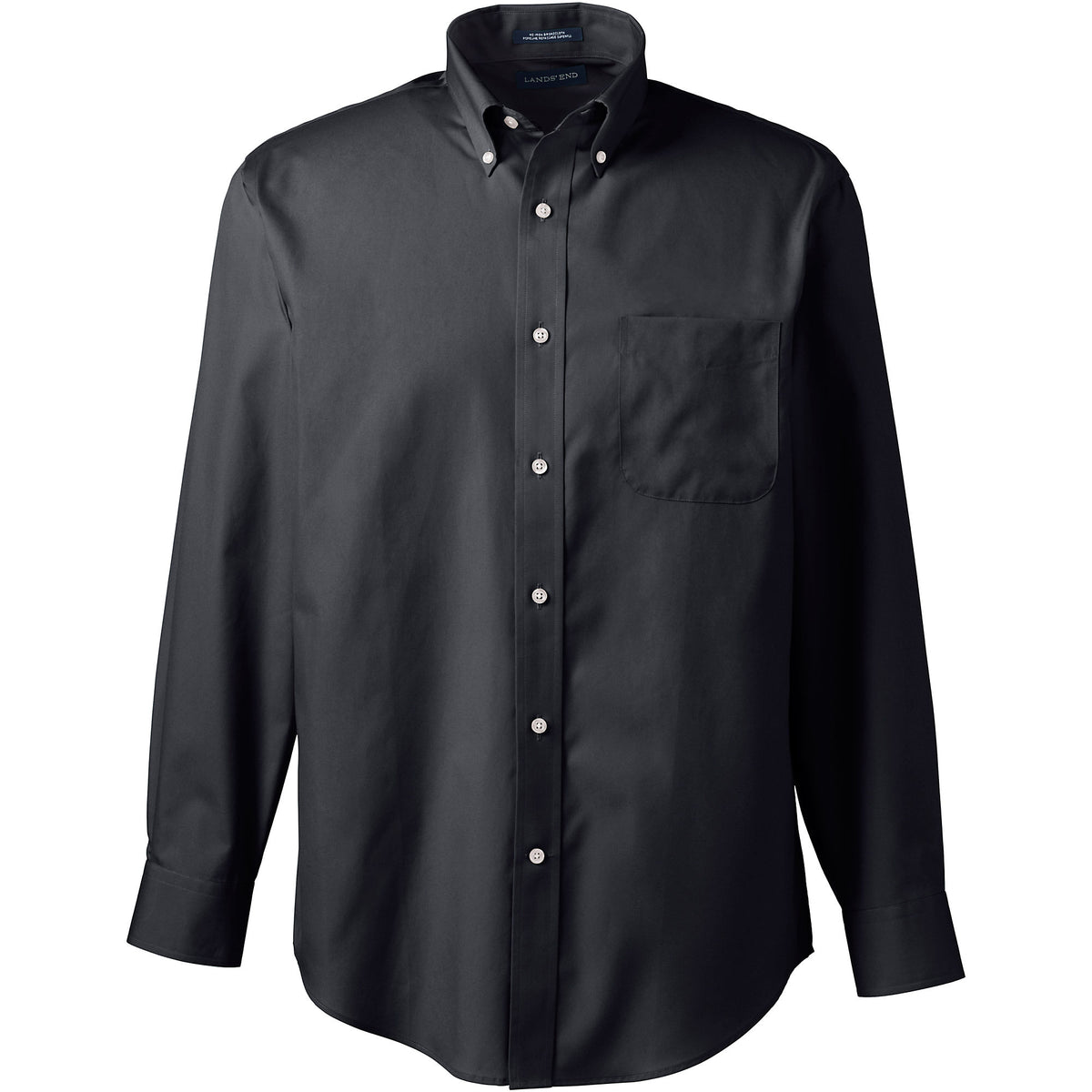 School Uniform Men's Long Sleeve Buttondown No Iron Broadcloth Shirt
